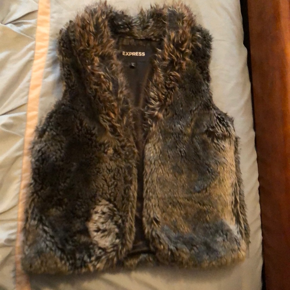 EXPRESS Faux Fur Vest